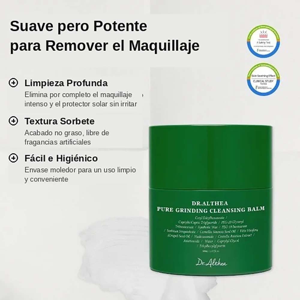PURE GRINDING CLEANSING BALM DE DR. ALTHEA (B&Aacute;LSAMO PARA LIMPIEZA PROFUNDA)